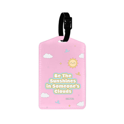 Vegan Leather Bag Tag - Sunshine