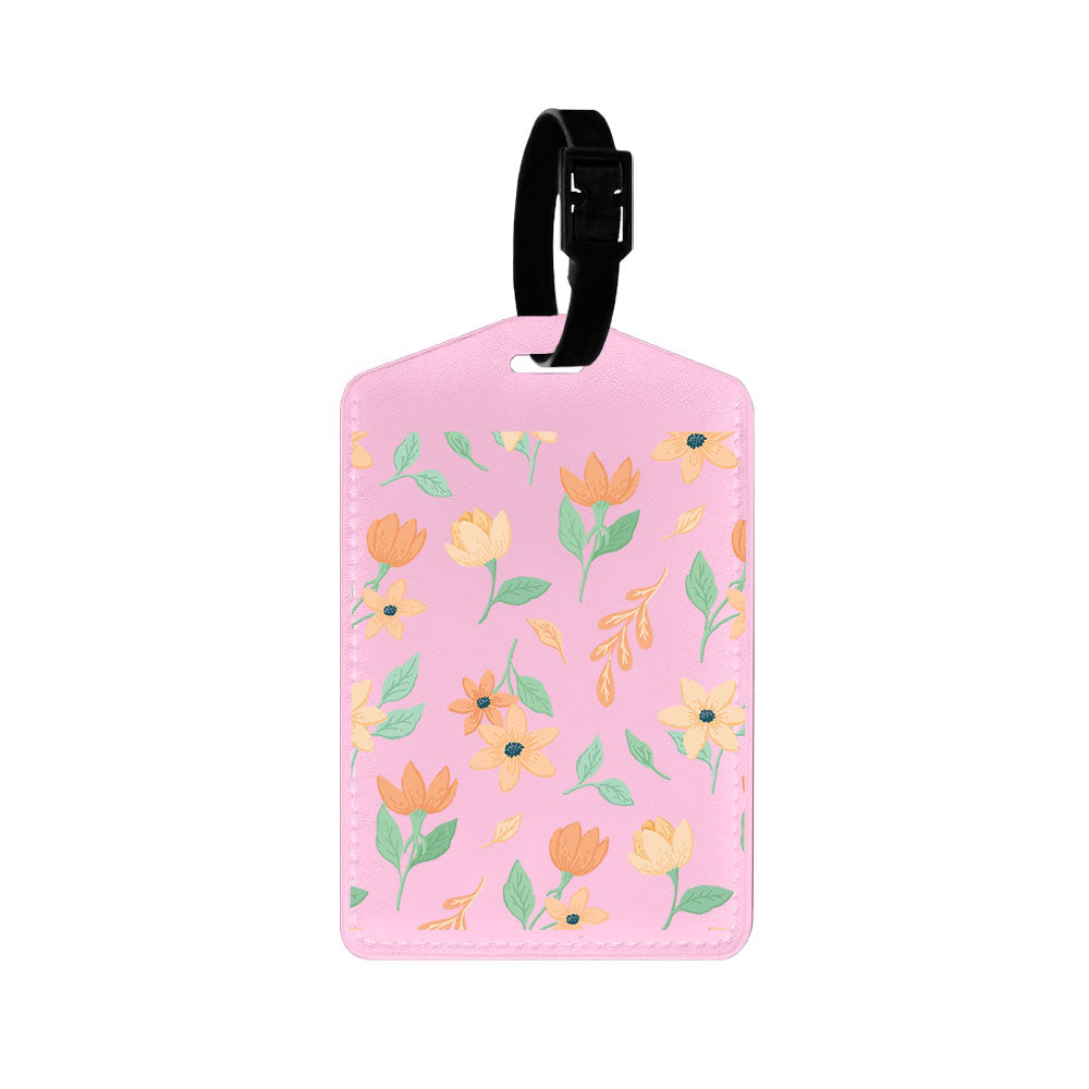 Vegan Leather Bag Tag - Birth Flower 4.0
