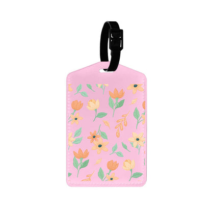 Vegan Leather Bag Tag - Birth Flower 4.0
