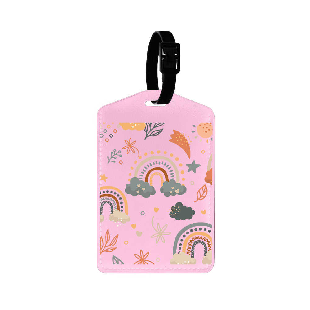 Vegan Leather Bag Tag - Boho 2.0