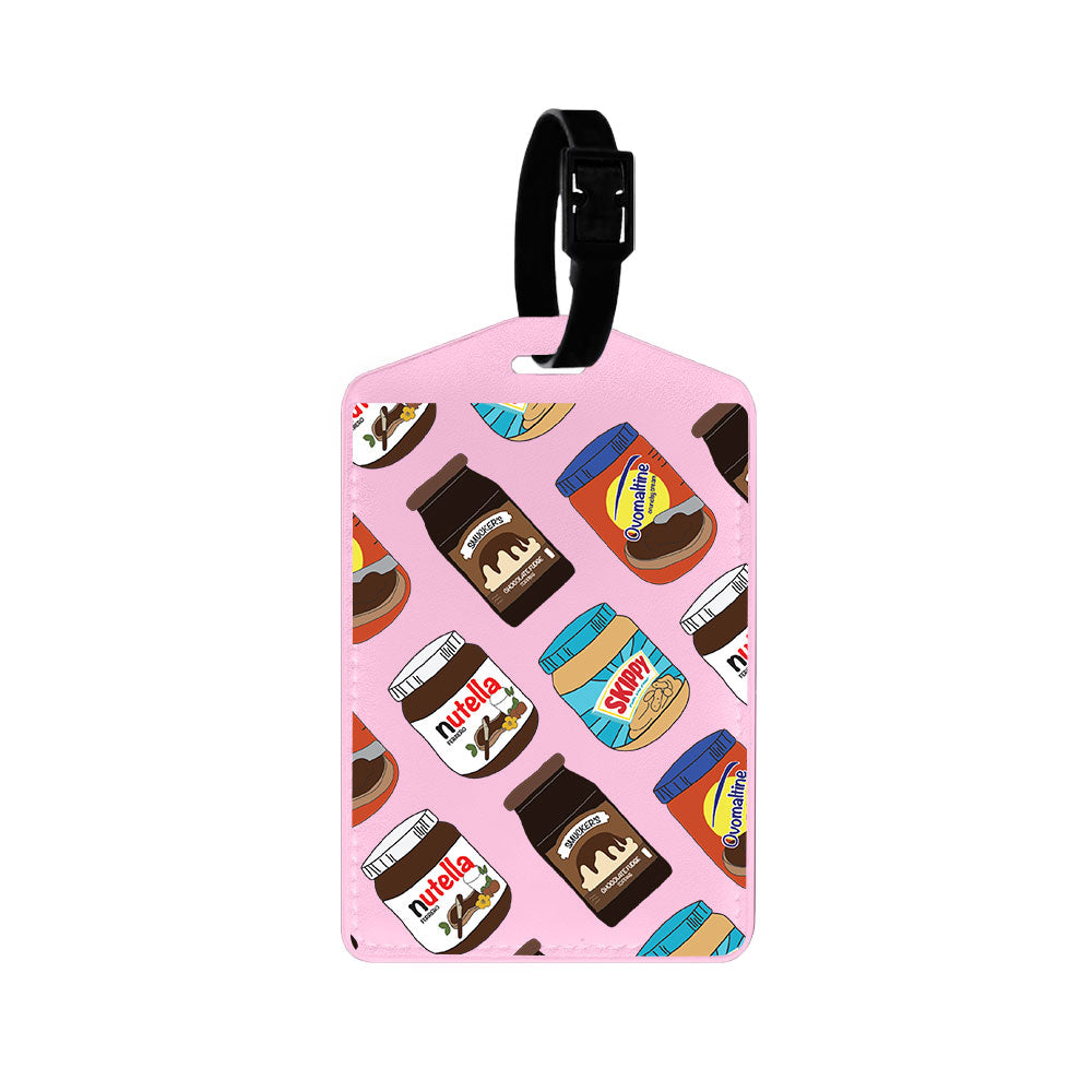 Vegan Leather Bag Tag - Choco Spread