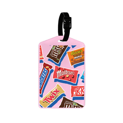 Vegan Leather Bag Tag - Choco Sweet