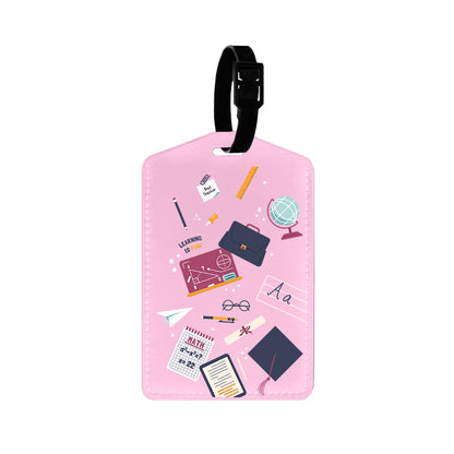 Vegan Leather Bag Tag - Teacher