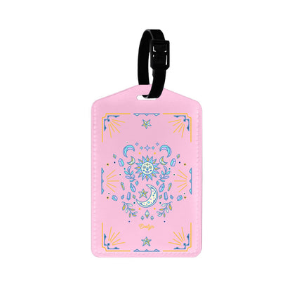 Vegan Leather Bag Tag - Cosmic Dream