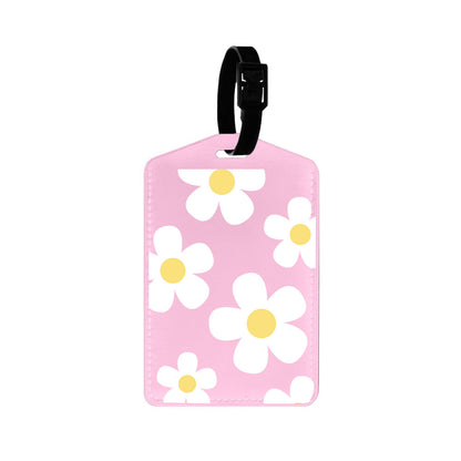 Vegan Leather Bag Tag - Daisy 2.0