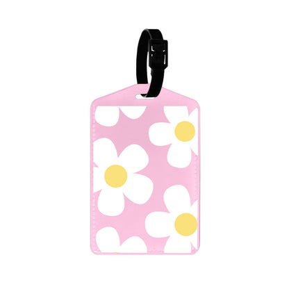 Vegan Leather Bag Tag - Daisy 4.0
