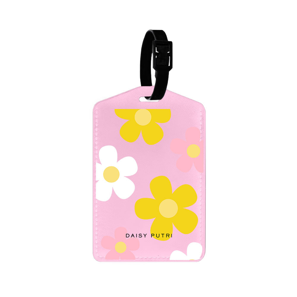 Vegan Leather Bag Tag - Daisy Fresh