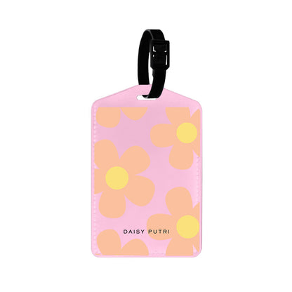 Vegan Leather Bag Tag - Daisy Love