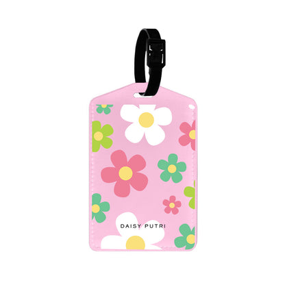 Vegan Leather Bag Tag - Daisy Wild