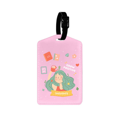 Vegan Leather Bag Tag - Grow
