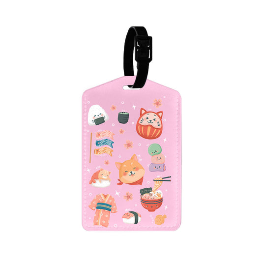 Vegan Leather Bag Tag - Japan