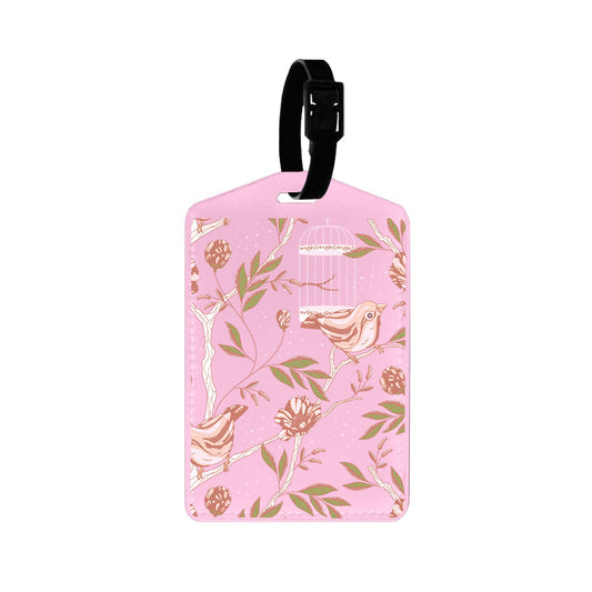 Vegan Leather Bag Tag - Lovebird 14.0