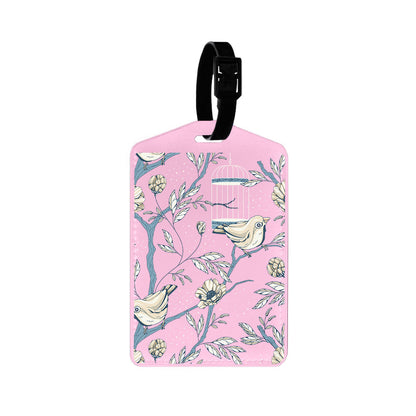 Vegan Leather Bag Tag - Lovebird 9.0