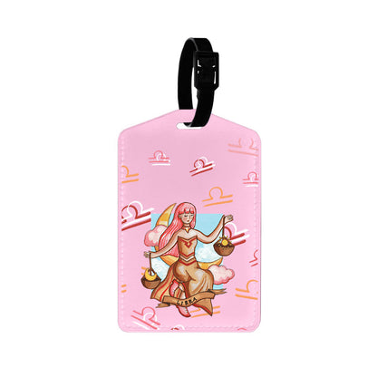 Vegan Leather Bag Tag - Libra
