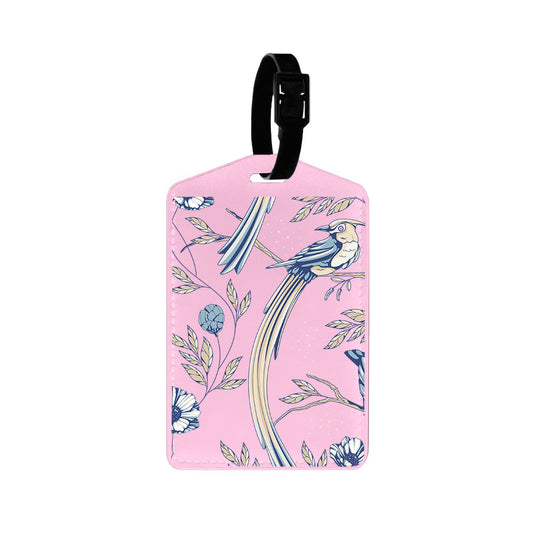 Vegan Leather Bag Tag - Lovebird 5.0
