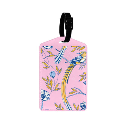 Vegan Leather Bag Tag - Lovebird 7.0