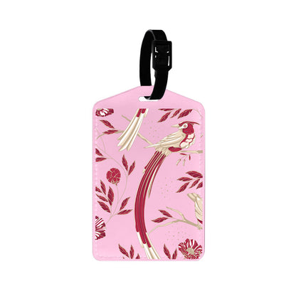 Vegan Leather Bag Tag - Lovebird 8.0