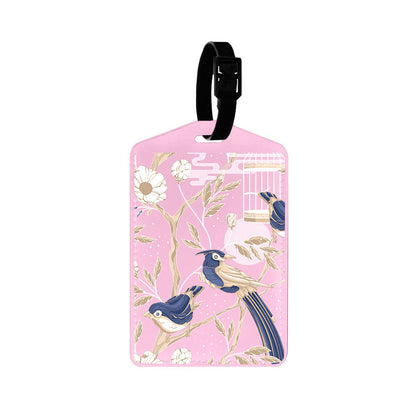 Vegan Leather Bag Tag - Lovebird 1.0