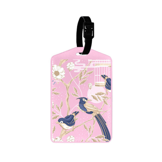 Vegan Leather Bag Tag - Lovebird 1.0