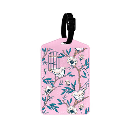 Vegan Leather Bag Tag - Lovebird 3.0