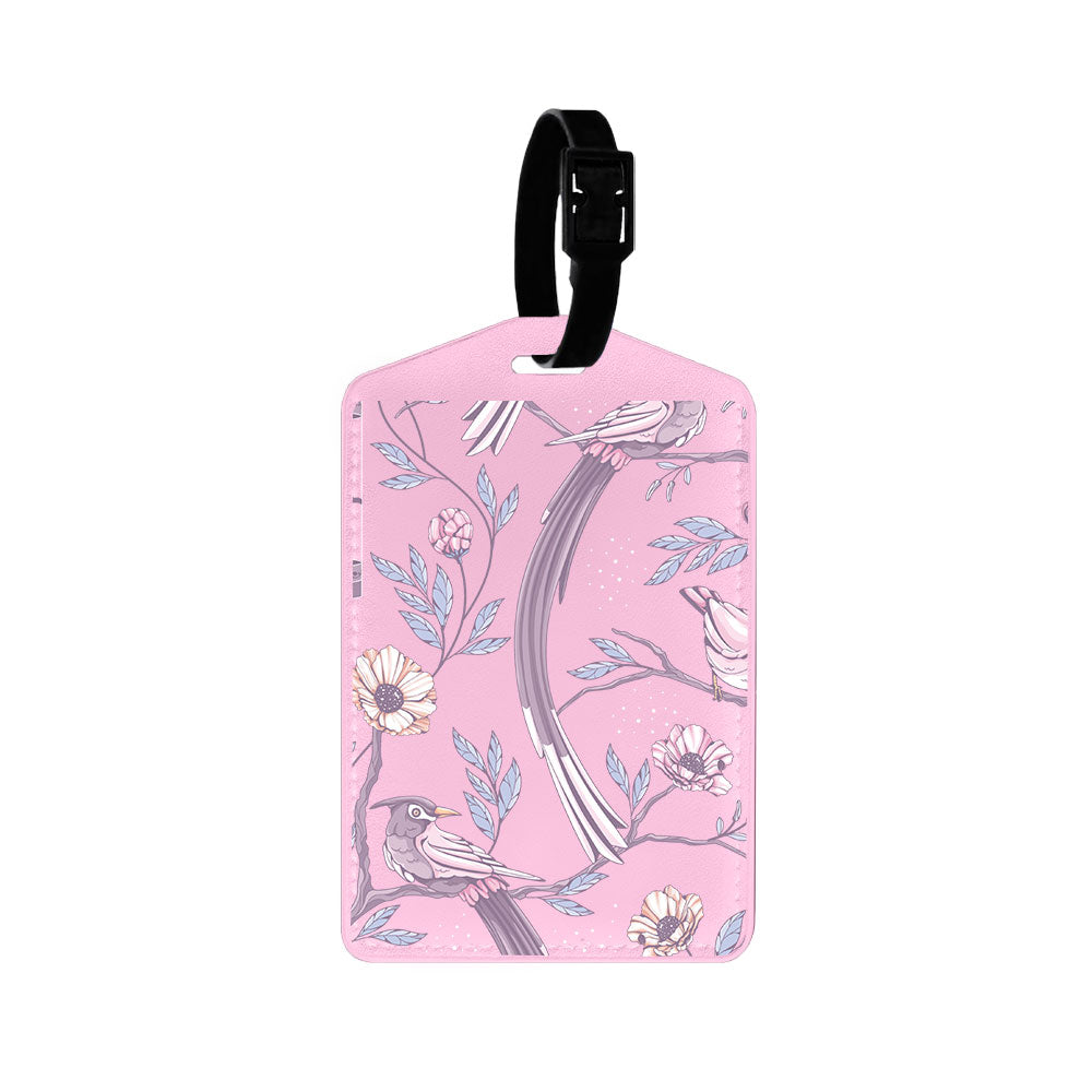 Vegan Leather Bag Tag - Lovebird 4.0