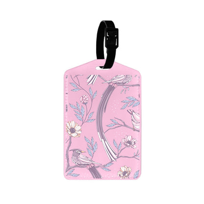Vegan Leather Bag Tag - Lovebird 4.0