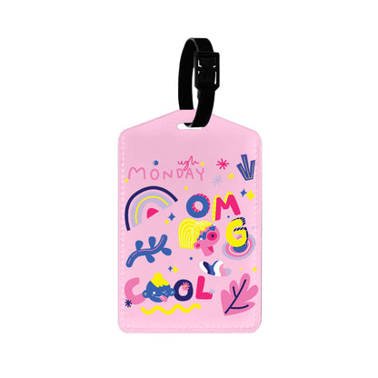 Vegan Leather Bag Tag - Monday My Day