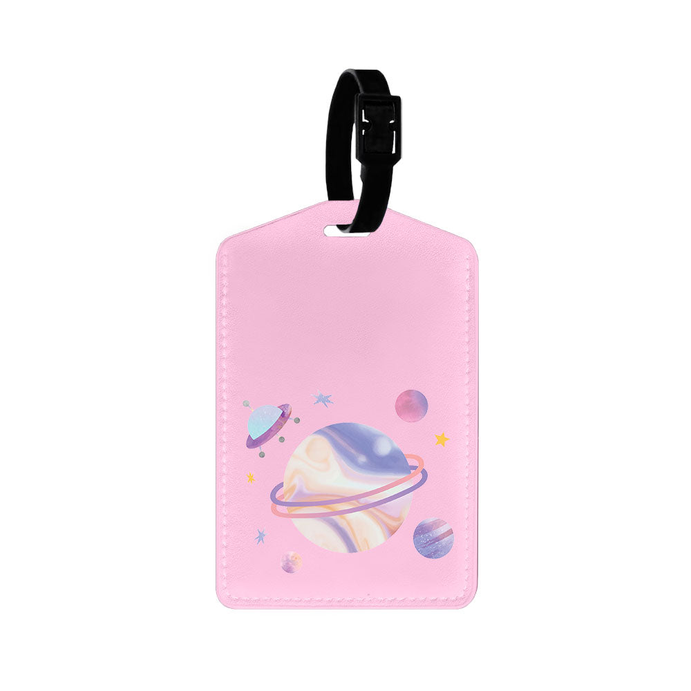 Vegan Leather Bag Tag - My Universe