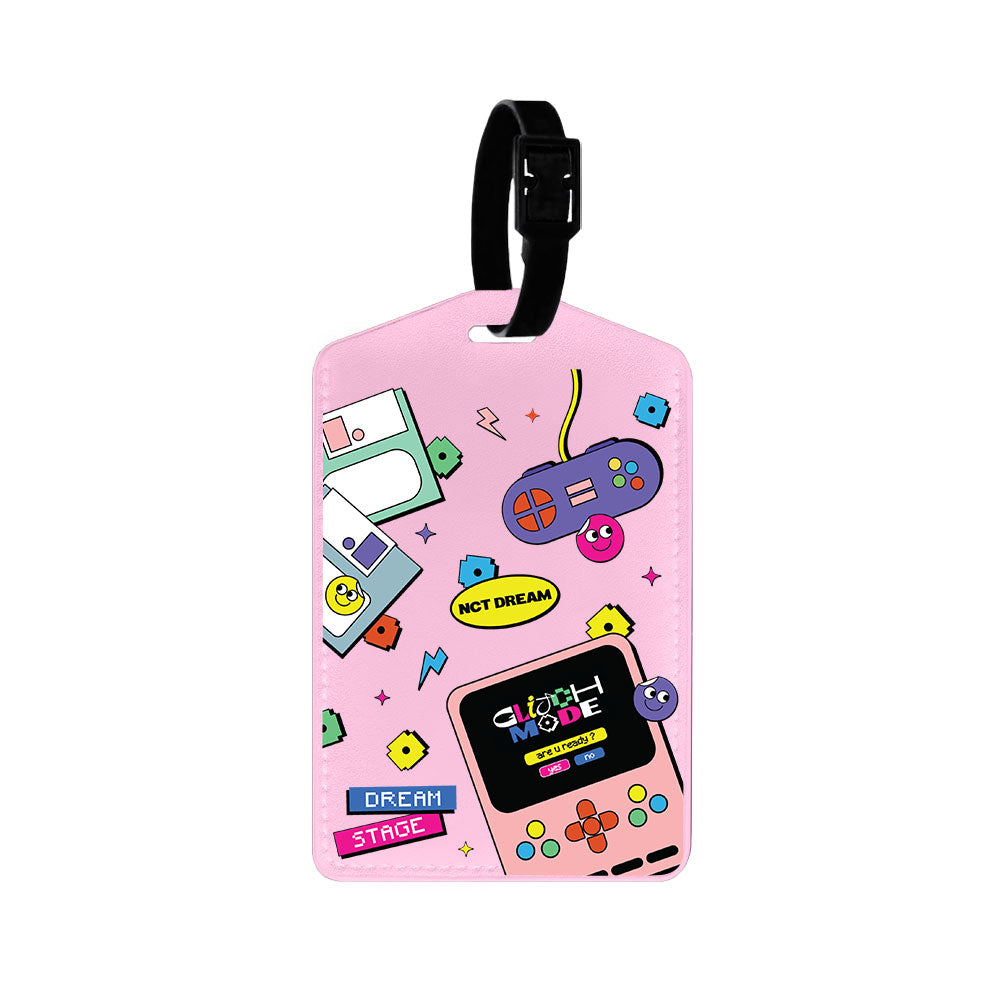 Vegan Leather Bag Tag - NCT Glitch Mode
