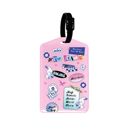 Vegan Leather Bag Tag - New Jeans Sticker Pack