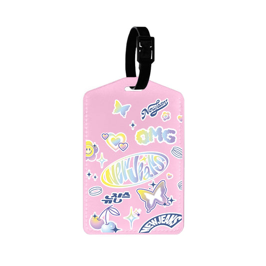 Vegan Leather Bag Tag - New Jeans OMG 1.0