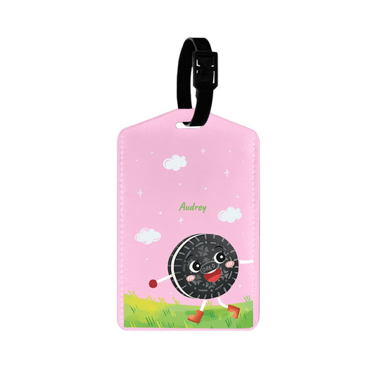 Vegan Leather Bag Tag - Cookis to My Milk (Couple Case)