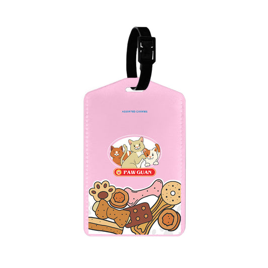 Vegan Leather Bag Tag - Pawguan Cat