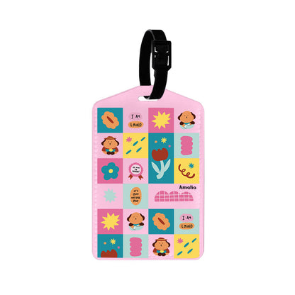 Vegan Leather Bag Tag - Selflove Cubicle