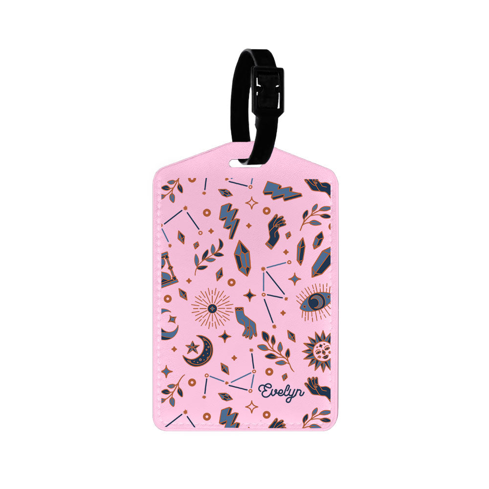 Vegan Leather Bag Tag - Stardust