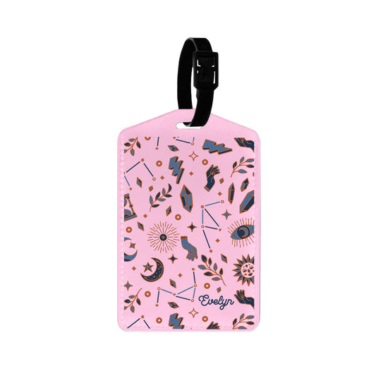 Vegan Leather Bag Tag - Stardust