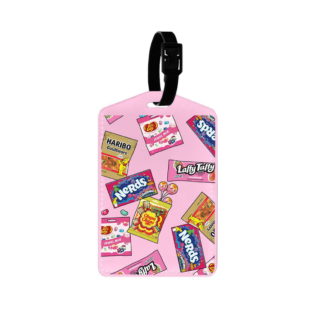 Vegan Leather Bag Tag - Sweet and Gummies