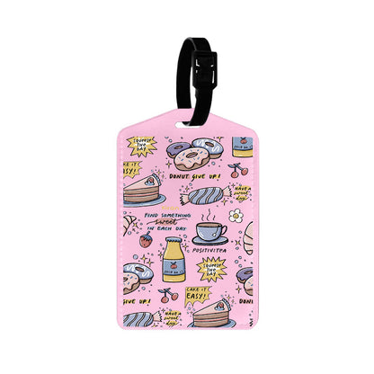Vegan Leather Bag Tag - Sweets