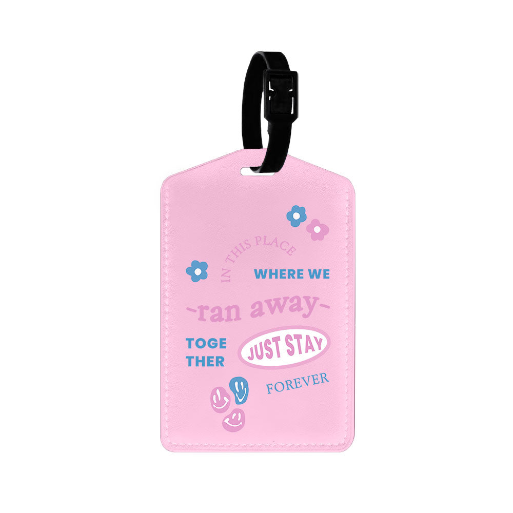 Vegan Leather Bag Tag - TXT Song Lyric