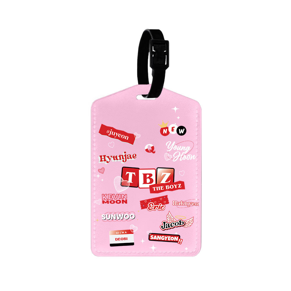 Vegan Leather Bag Tag - The Boyz Members