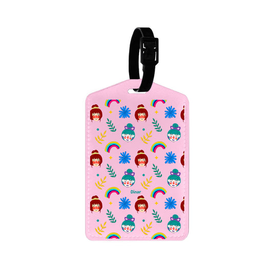 Vegan Leather Bag Tag - Unconditional Girl