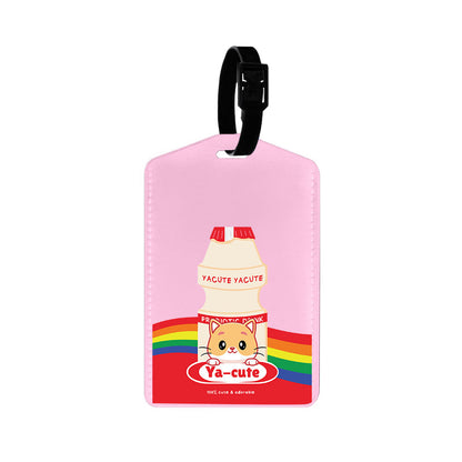 Vegan Leather Bag Tag - Yacute Cat