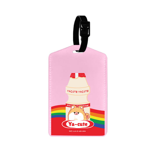 Vegan Leather Bag Tag - Yacute Dog