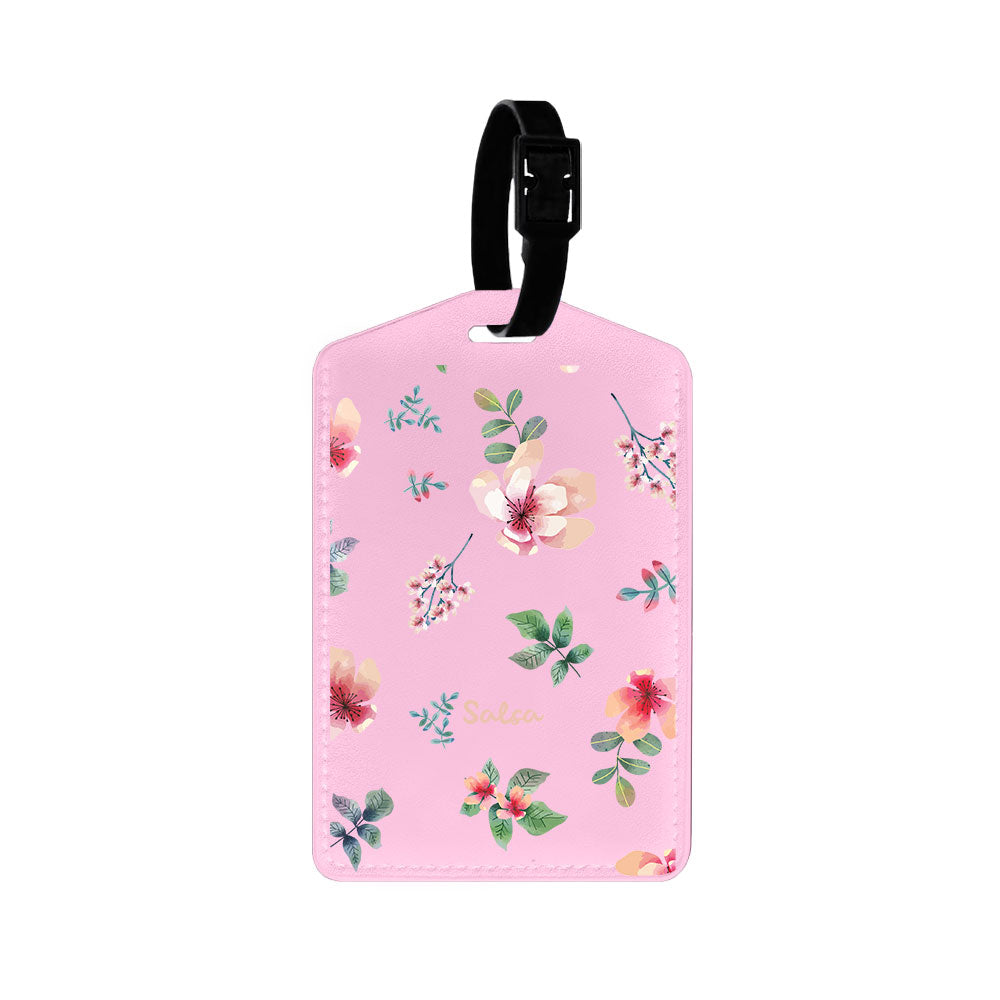 Vegan Leather Bag Tag - Botanical Garden 5.0