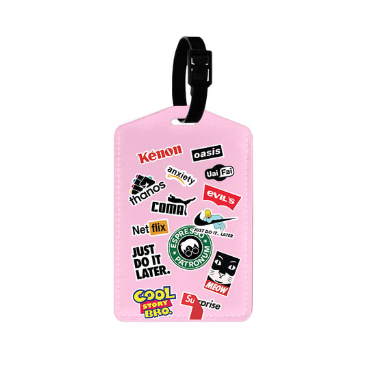 Vegan Leather Bag Tag - Brand Parody 1.0
