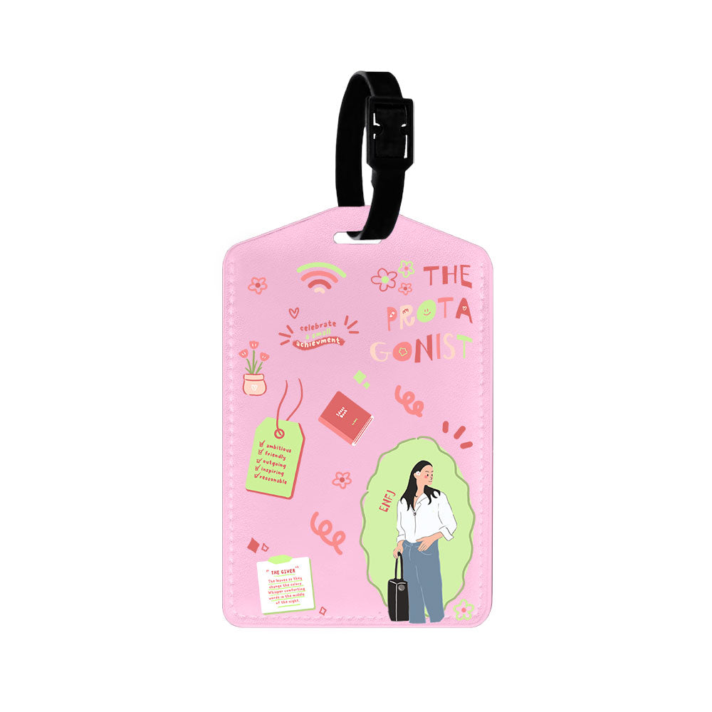 Vegan Leather Bag Tag - ENFJ