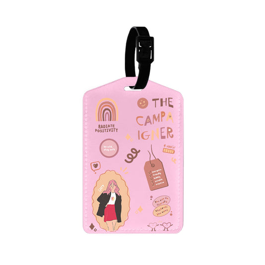 Vegan Leather Bag Tag - ENFP