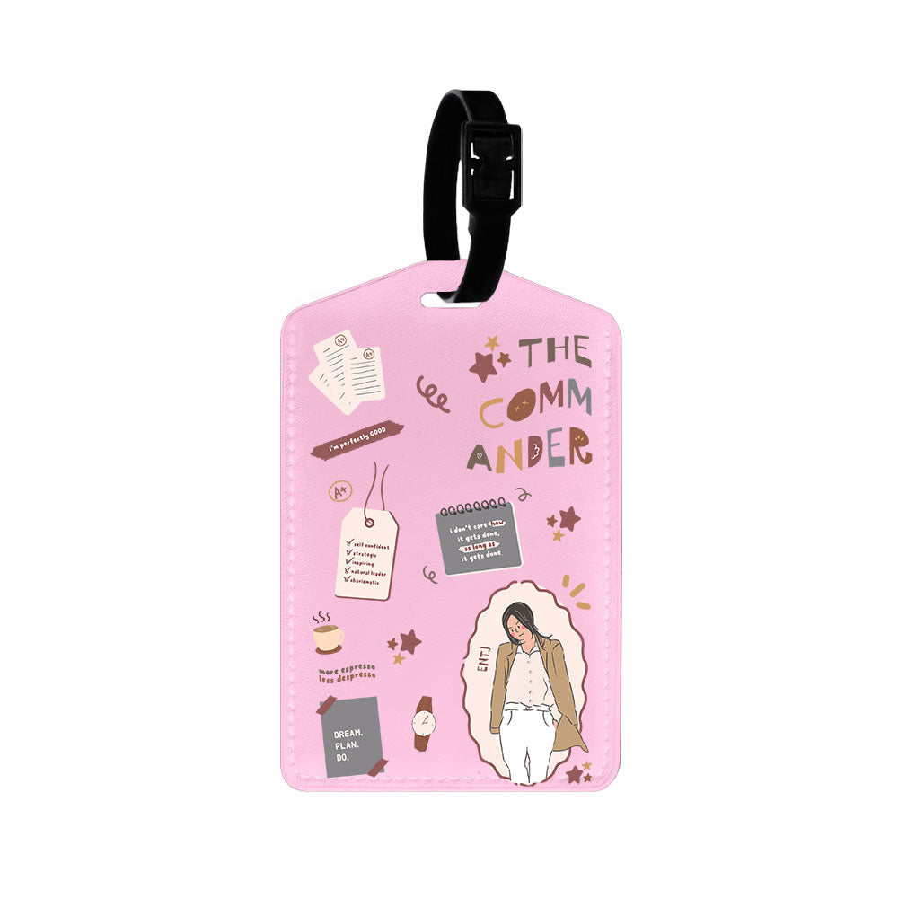 Vegan Leather Bag Tag - ENTJ