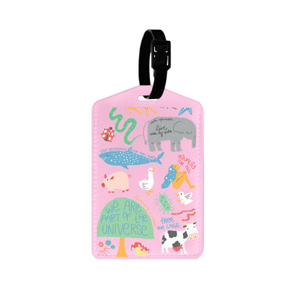 Vegan Leather Bag Tag - Equality
