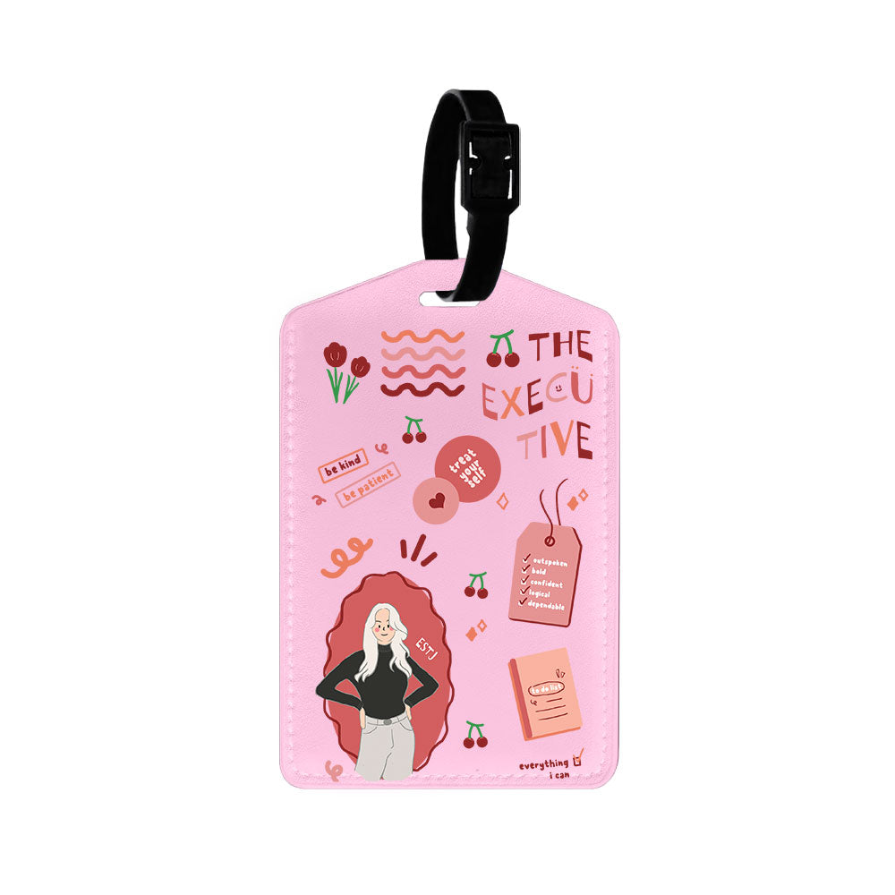 Vegan Leather Bag Tag - ESTJ